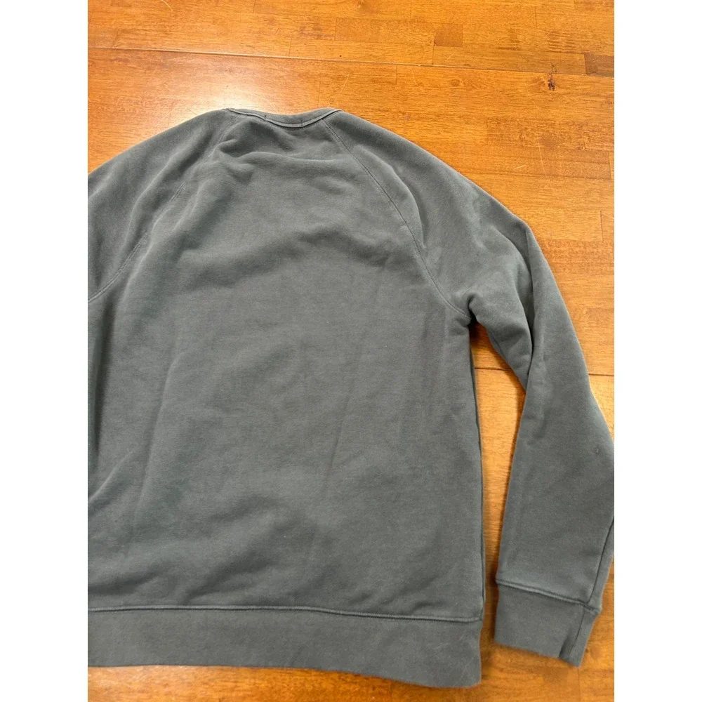 Member's Mark French Terry Crew Sweatshirt Mens Small Gray Raglan Pullover - Picture 10 of 10